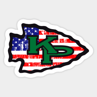 KP Chiefs USA logo Sticker